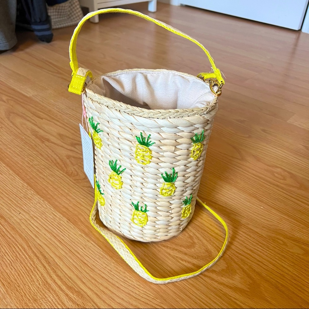 Pineapple Wicker Bag